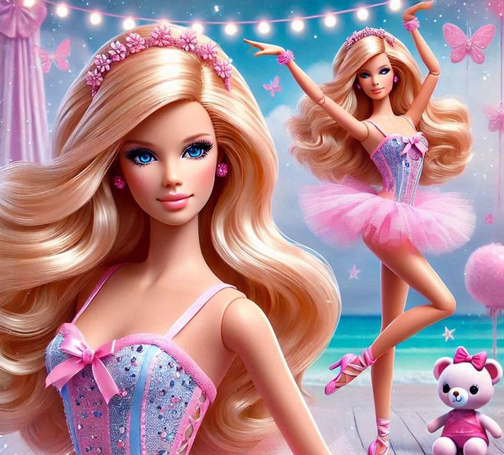 download Barbie AI images generated