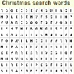 Christmas word search