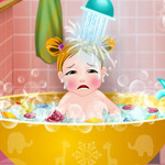 First Baby Bath