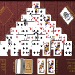 Solitaire crystal pyramid