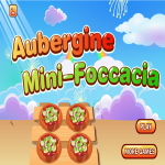 Aubergine mini foccacia free game online