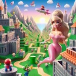 Barbie In Super Mario World 3D Free Online Game