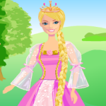 Barbie as Rapunzel online free game for girls