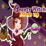 Beauty witch dress-up free online game