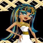 Monster high Queen Cleo Dress-up Game Play