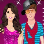 Selena and Justin kissing online game for free