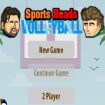 Sports heads volleyball game online